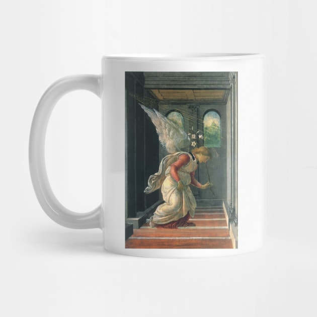 The Annunciation by Sandro Botticelli by MasterpieceCafe